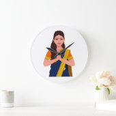 「時計のタイトル」の意味を明確に示してくれないか。 ラージ壁時計 (ホーム)