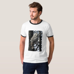 時計のフクロウ Tシャツ