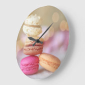時計のマカロン ラージ壁時計 (傾斜)