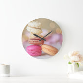 時計のマカロン ラージ壁時計 (ホーム)