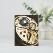時計のムーブメント ポストカード (スタンド正面)