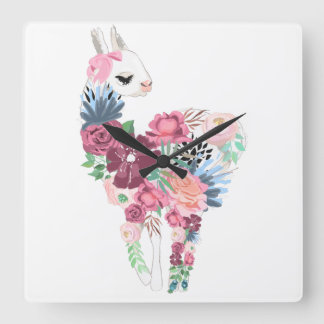 時計のラマ スクエア壁時計