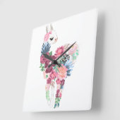 時計のラマ スクエア壁時計 (傾斜)