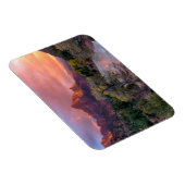 時計の上に沈む夕日 マグネット (右側)