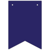 時計の付いた青い背景 バンティングフラッグ (第1の旗)