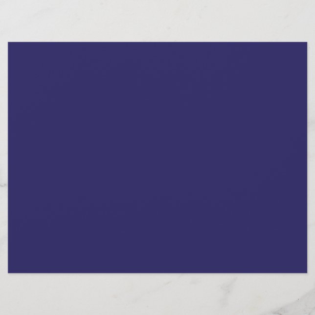 時計の付いた青い背景 レターヘッド (正面)