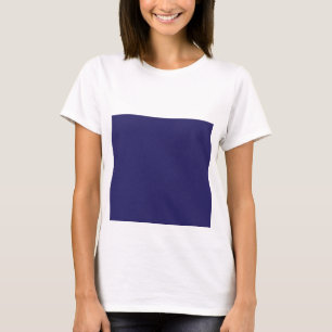 時計の付いた青い背景 Tシャツ