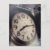 時計の停止 ポストカード (正面)