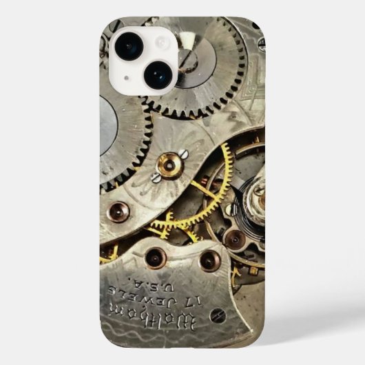 時計の動作 Case-Mate iPhoneケース (裏面)