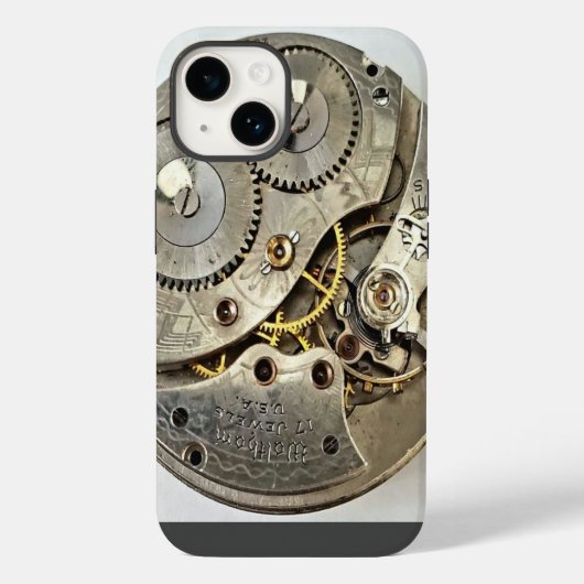 時計の動作 Case-Mate iPhoneケース (裏面)
