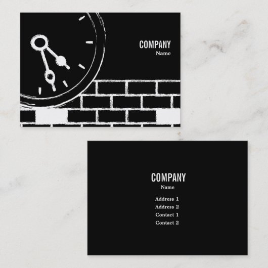 時計の名刺 名刺 (正面/裏面)