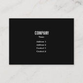 時計の名刺 名刺 (裏面)