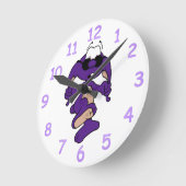 時計の周りの週 ラウンド壁時計 (傾斜)