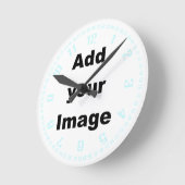 時計の型板はパステルに加えますイメージを番号を付けましたり及び支持します ラウンド壁時計 (傾斜)