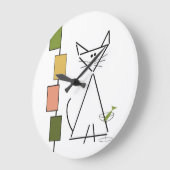 時計の時間 ラージ壁時計 (傾斜)