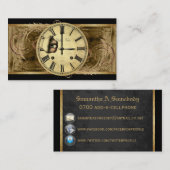 時計の監視プロフィールカード 名刺 (正面/裏面)