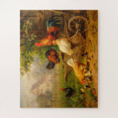 時計の目のカールJutz 1916ファーミヤードロースター ジグソーパズル (縦)