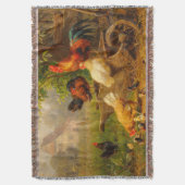 時計の目のカールJutz 1916ファーミヤード スローブランケット (正面縦)