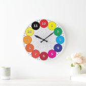 時計の色見本バブル秒 ラージ壁時計 (ホーム)