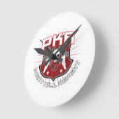 時計の調子を変える ラウンド壁時計 (傾斜)