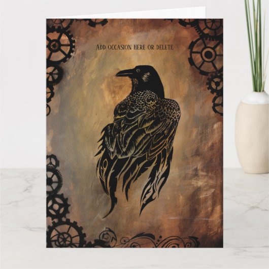 時計の針 カード (正面)