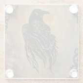 時計の針 ガラスコースター (裏面)