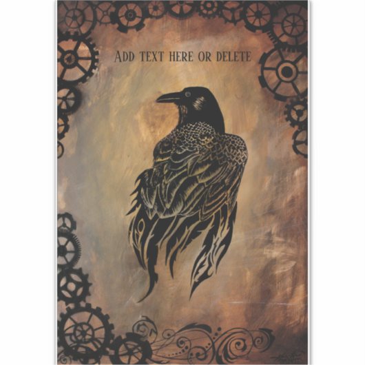 時計の針 シール (正面)