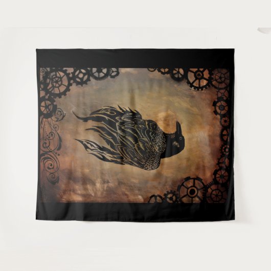 時計の針 タペストリー (正面(横))