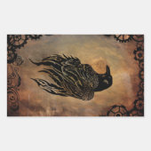 時計の針 長方形シール (正面)