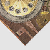 時計の錆ついた古いSteampunkの芸術 薄葉紙 (詳細)