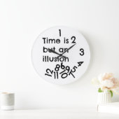 時計の錯覚 ラージ壁時計 (ホーム)