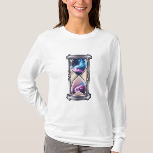 時計の顔は惑星でできている。 Tシャツ (正面)
