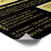 時計の顔、時計科広告学者 ポスター (角)