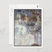 時計はミリセント・ソルビーの真夜中を打つ ポストカード (正面/裏面)