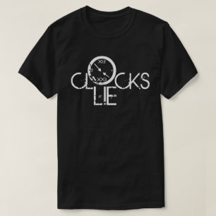 時計は嘘をつく - 時間哲学宣言 Tシャツ