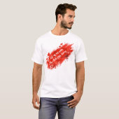 時計は愛を語る – バレンタインデー Tシャツ (正面フル)