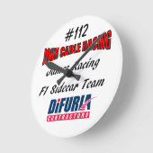 時計を競争させるジョンケーブル及びジェームス ラウンド壁時計 (傾斜)