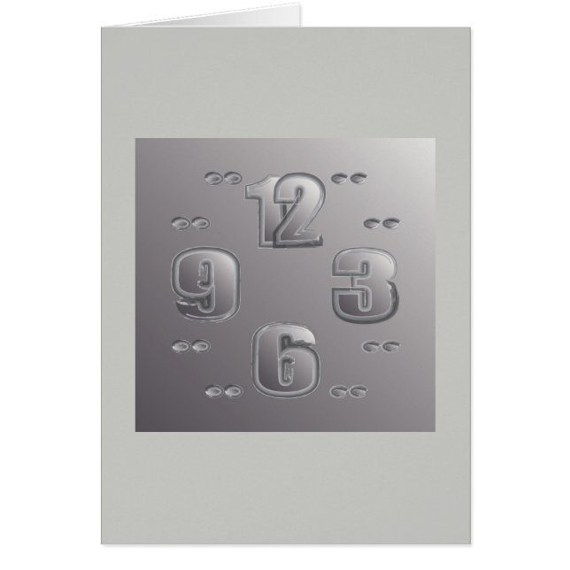 時計を見ながら (正面)