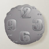 時計を見ながら ラウンドクッション (裏面)