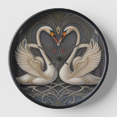 時計エレガント係： Swan Wall Clock 壁時計 (正面)