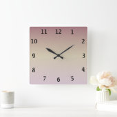 時計カスタム付き写真の追加顔 スクエア壁時計 (ホーム)