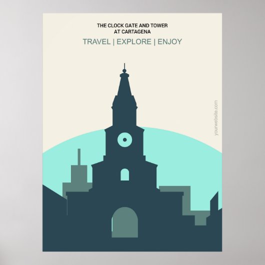 時計ゲート ポスター (正面)