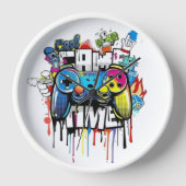 時計ゲーム時間 壁時計 (正面)