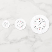 時計ストップ顔 コンフェッティ (正面)