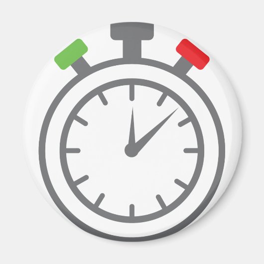 時計ストップ – アラームタイマー マグネット (正面)