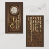 時計ビジネス名刺 名刺 (正面/裏面)
