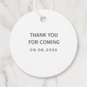 時計ベビーの成長、植物の贈り物のラベル、メッセージカード フェイバータグ (裏面)