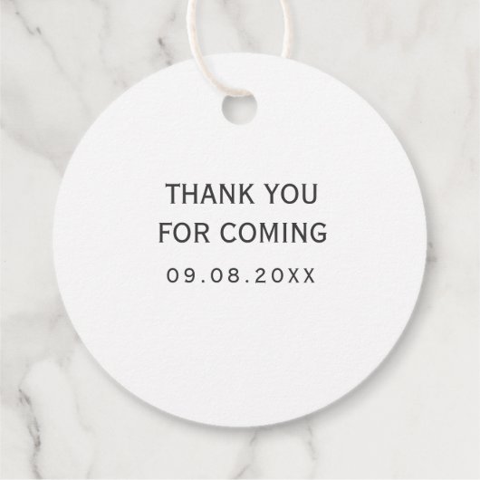 時計ベビーの成長、植物の贈り物のラベル、メッセージカード フェイバータグ (裏面)