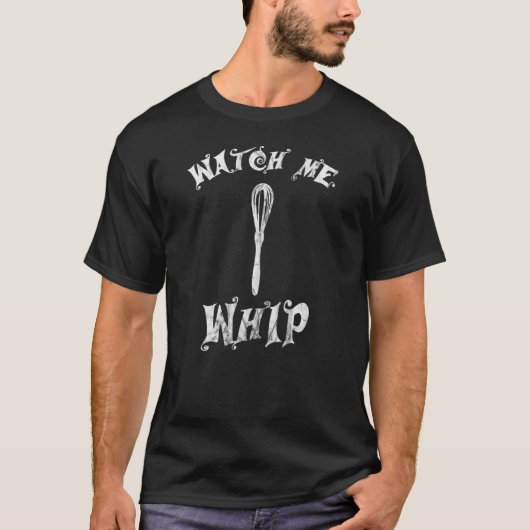 時計ミーホイップウィスクベーキング Tシャツ (正面)