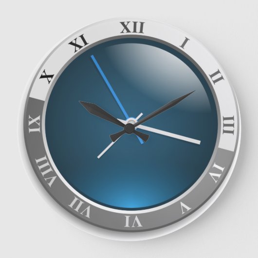 時計モダン、壁用クロック、工業用クロック ラージ壁時計 (正面)